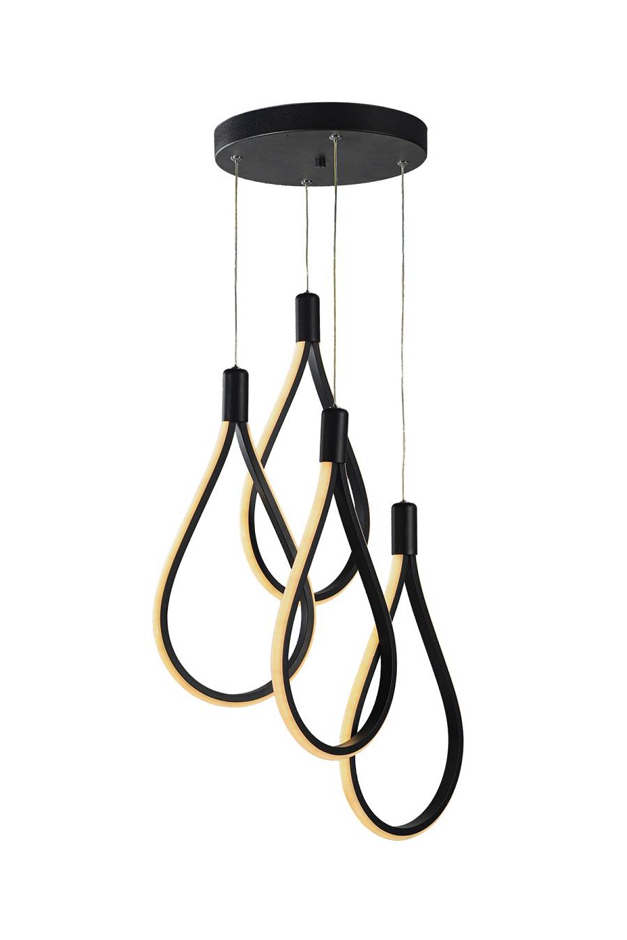 PDT 700-4 BK # ΚΡΕΜ. 4/Φ  LED ΘΗΛΙΕΣ ΜΑΥΡΟ