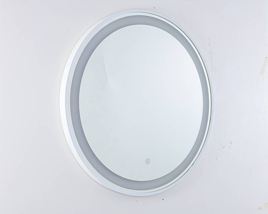 MIC-07 ΚΑΘΡΕΠΤΗΣ WH ΣΤΡΟΓΓΥΛΟΣ LED ΦΩΤΙΣΜΟ TOUCH