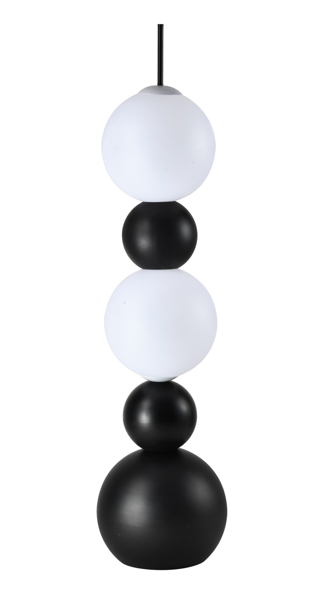 FLC 8035 BK ΔΑΠΕΔΟΥ ΑΚΡΥΛΙΚΟ+ΡΗΤΙΝΗ GUN BLACK  ΜΕ ΜΠΑΛΕΣ ΑΝΙΣΟΠΕΔΕΣ LED