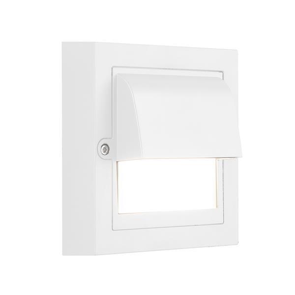 ΦΩΤΙΣΤΙΚΟ ΤΟΙΧΟΥ LED 6W  135x135x55 3CCT IP65 ΛΕΥΚΟ SENARIO