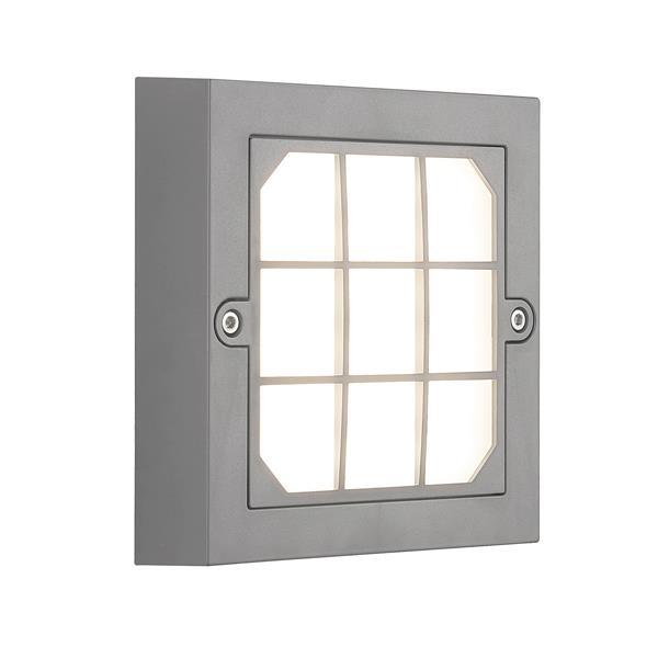 ΦΩΤΙΣΤΙΚΟ ΤΟΙΧΟΥ  LED 6W 135x135x32 3CCT IP65 ΓΡΑΦΙΤΗΣ SENARIO