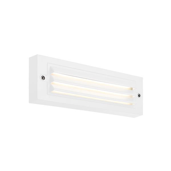 ΦΩΤΙΣΤΙΚΟ ΤΟΙΧΟΥ ΜΕ ΓΡΙΛΙΕΣ LED 6W 255x42x90 3CCT IP65 ΛΕΥΚΟ SENARIO