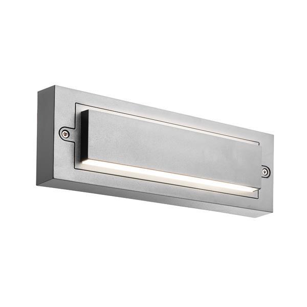ΦΩΤΙΣΤΙΚΟ ΤΟΙΧΟΥ LED 12W 230x90x100 3CCT IP65 ΓΚΡΙ LIMA
