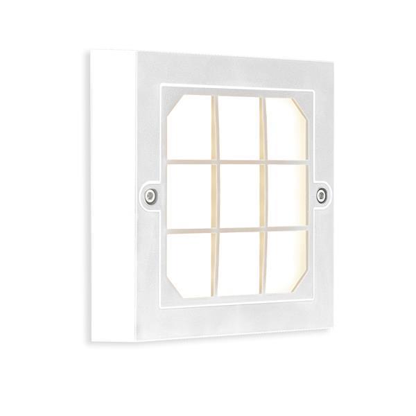 ΦΩΤΙΣΤΙΚΟ ΤΟΙΧΟΥ LED 6W 135x135x32 3CCT IP65 ΛΕΥΚΟ SENARIO