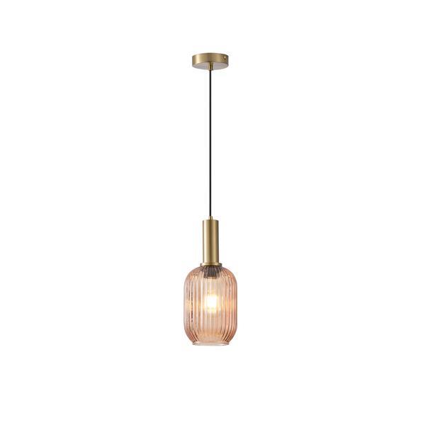 ΦΩΤΙΣΤΙΚΟ ΚΡΕΜΑΣΤΟ ΑΝΑΓΛΥΦΟ ΓΥΑΛΙ 1XΕ27 MAX 15W 130X200X1200mm ΜΕΛΙ ARTE ILLUMINA TOPAZ