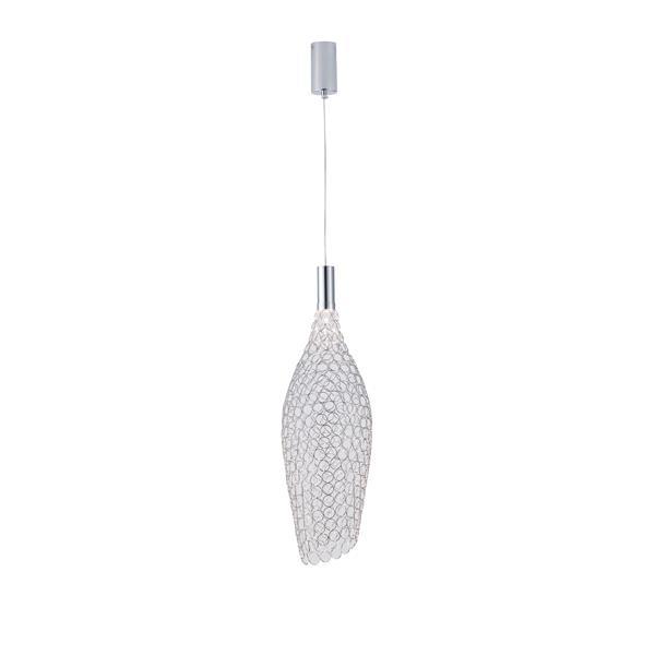 ΦΩΤΙΣΤΙΚΟ ΜΕΤΑΛΛΟ ΜΟΝΟΦΩΤΟ LED 7.6W 780Lm 3000K Φ200x1960mm ΑΣΗΜΙ ARTE ILLUMINA PERFORATO