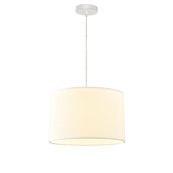 ΦΩΤΙΣΤΙΚΟ ΚΡΕΜΑΣΤΟ ΥΦΑΣΜΑ 1XΕ27 Max 15W Φ380ΧH240mm ΛΕΥΚΟ ARTE ILLUMINA SOHO