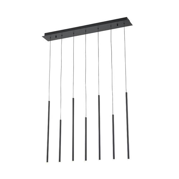 ΦΩΤΙΣΤΙΚΟ ΚΡΕΜΑΣΤΟ ΑΛΟΥΜΙΝΙΟ LED 16W 960Lm 3000K 940X1500X130mm ΜΑΥΡΟ ARTE ILLUMINA CASCADE