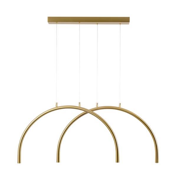 ΦΩΤΙΣΤΙΚΟ ΚΡΕΜΑΣΤΟ AΛΟΥΜΙΝΙΟ-METAΛΛΟ 10W 896Lm 3000K 840x20x330mm MΠΡΟΝΖΕ ARTE ILLUMINA APSIS