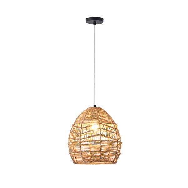 ΦΩΤΙΣΤΙΚΟ ΚΡΕΜΑΣΤΟ BAMBOO 1XE27 Max 15w  300X300X300mm ΚΑΦΕ ARTE ILLUMINA AITHRA