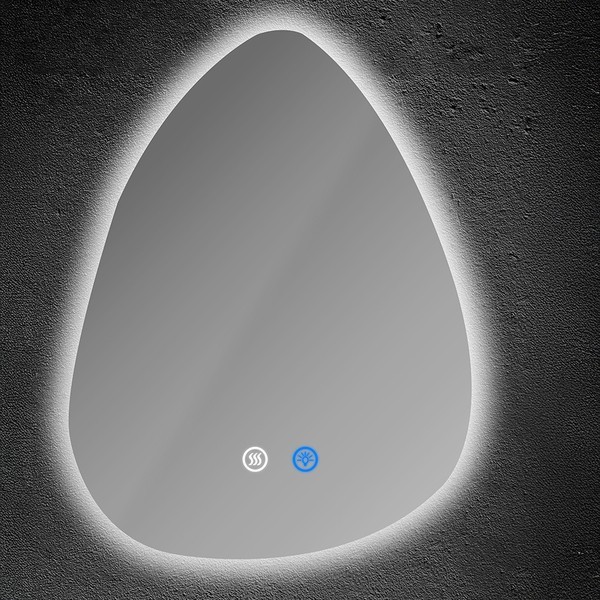 ΚΑΘΡΕΠΤΗΣ ΟΒΑΛ TOUCH LED DIMMABLE ANTIFOG 16W 1280Lm 3CCT (3000-4000-6000K) 700X900mm ARTE ILLUMINA TEARA