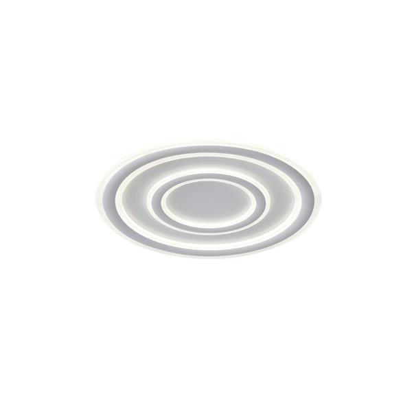 ΠΛΑΦΟΝΙΕΡΑ ΜΕΤΑΛΛΟ-ΠΛΑΣΤΙΚΟ LED 60W 3840Lm 3CCT(3000-4000-6500K) Φ510X60mm ΛΕΥΚΟ ARTE ILLUMINA MOTIVO