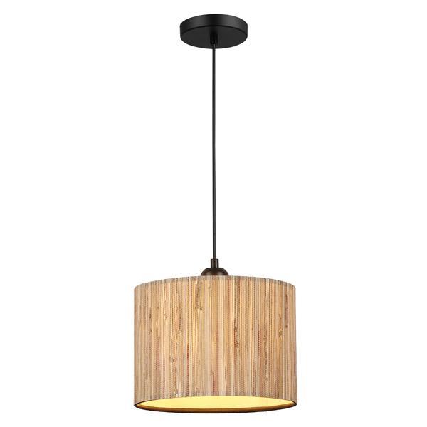ΦΩΤΙΣΤΙΚΟ ΚΡΕΜΑΣΤΟ PAMPAS ΜΟΝΟΦΩΤΟ 1XE27 Max 15W Φ250X1260mm ΜΠΕΖ ARTE ILLUMINA AENON