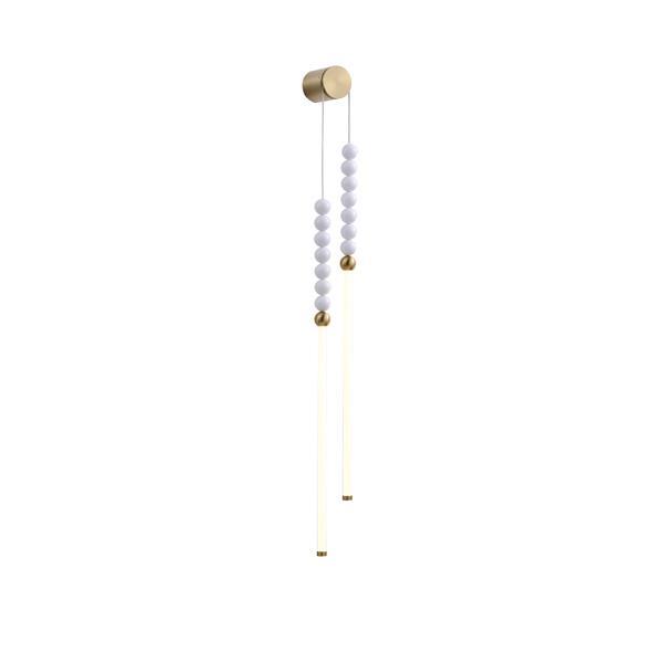 ΦΩΤΙΣΤΙΚΟ ΚΡΕΜΑΣΤΟ LED 15W 900Lm 3000K 950X800mm ΛΕΥΚΟ-ΧΡΥΣΟ ARTE ILLUMINA PEARLETTE
