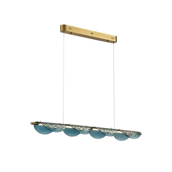 ΦΩΤΙΣΤΙΚΟ ΚΡΕΜΑΣΤΟ 20W 1200Lm 3000K L120X6XH150 ΧΡΥΣΟ ARTE ILLUMINA HAWAI