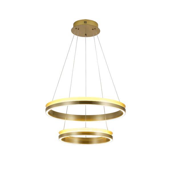 ΦΩΤΙΣΤΙΚΟ ΚΡΕΜΑΣΤΟ ΣΤΡΟΓΓΥΛΗ LED 80W 4800Lm 3000K 600X1500mm ΧΡΥΣΟ ARTE ILLUMINA SERENITY