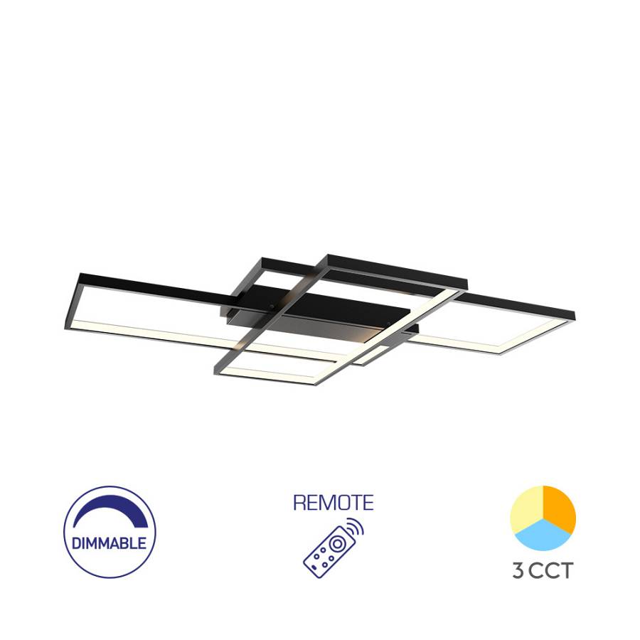Οροφής led Nela 80w 8800cm CCT με Control