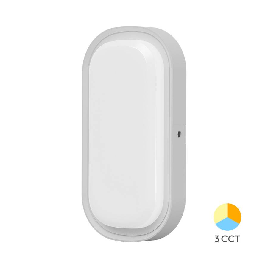 Απλίκα led Bulkhead 12w IP65 1320lm CCT