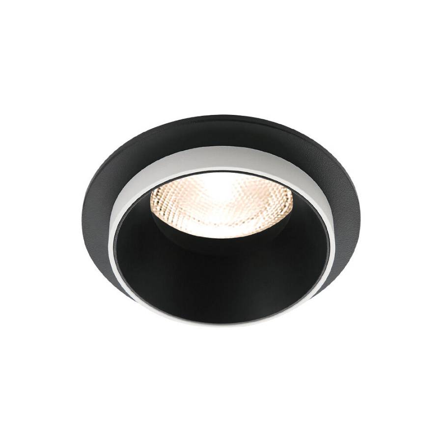Σποτ ALFA GU10 RND Μαύρο Λευκό Μονό