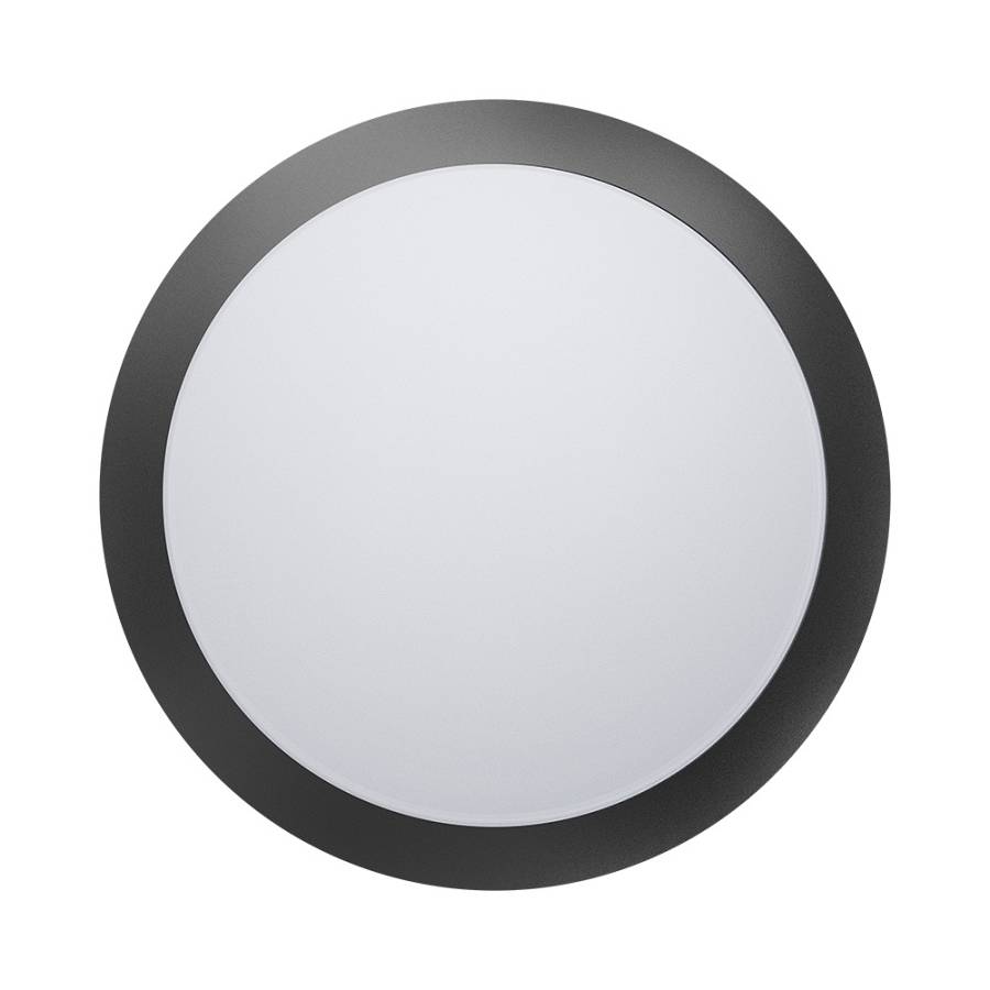 Πλαφονιέρα Napoli IP65 1 x Ε27 Ανθρακί