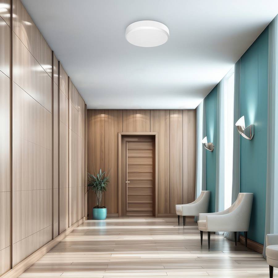 Πλαφονιέρα led Grande 20w 4in1 2000lm IP54 με ανίχνευση κίνησης, μέρα νύχτα και ασφαλείας