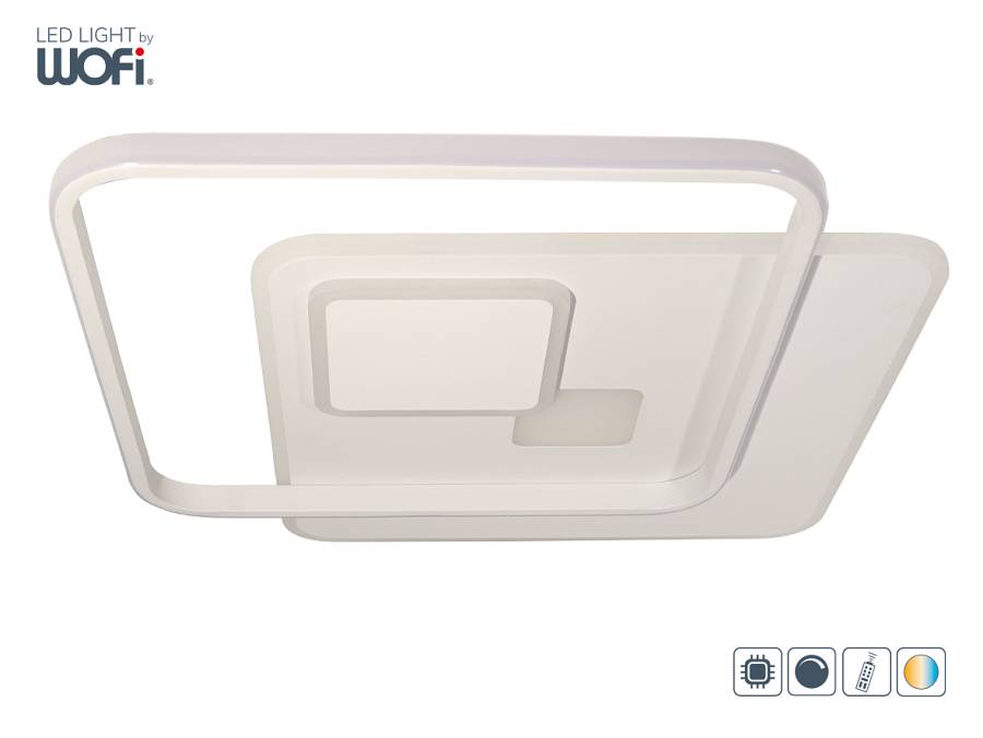 Οροφής Led Akon 43,5w 3500lm 3cct με control