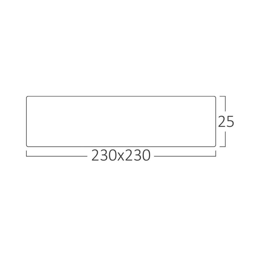 Πλαφονιέρα Jade slim 20W CCT Μαύρο 23x23