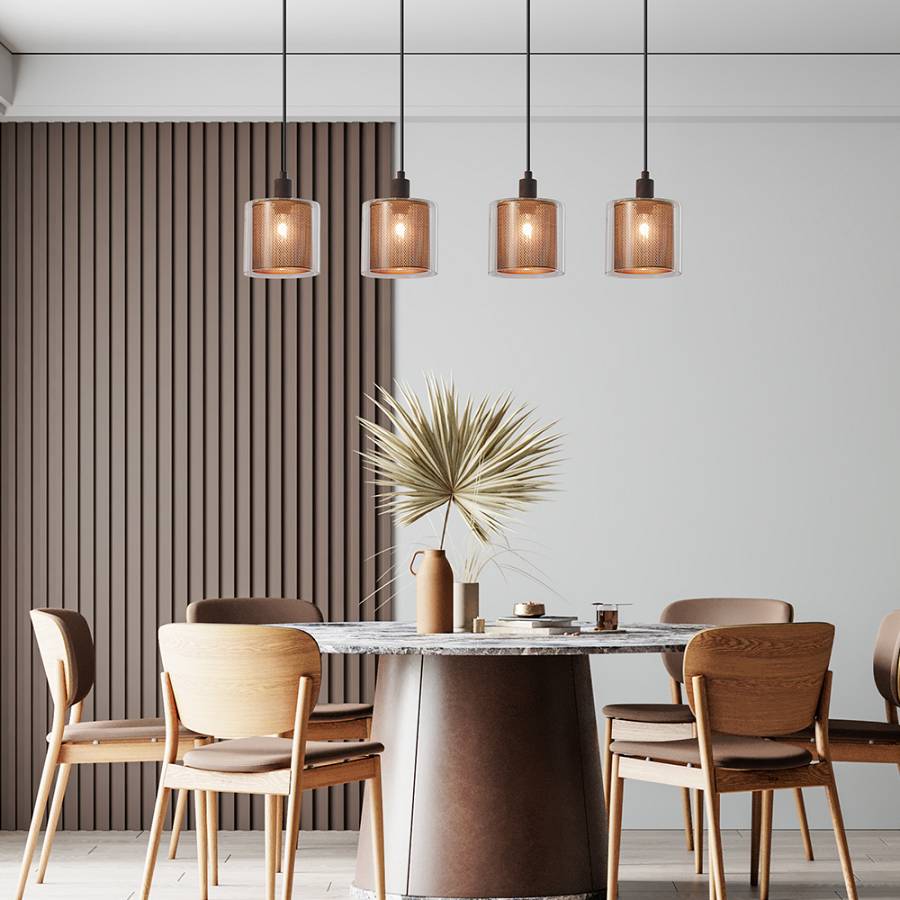 Κρεμαστή ράγα 4 x Ε14