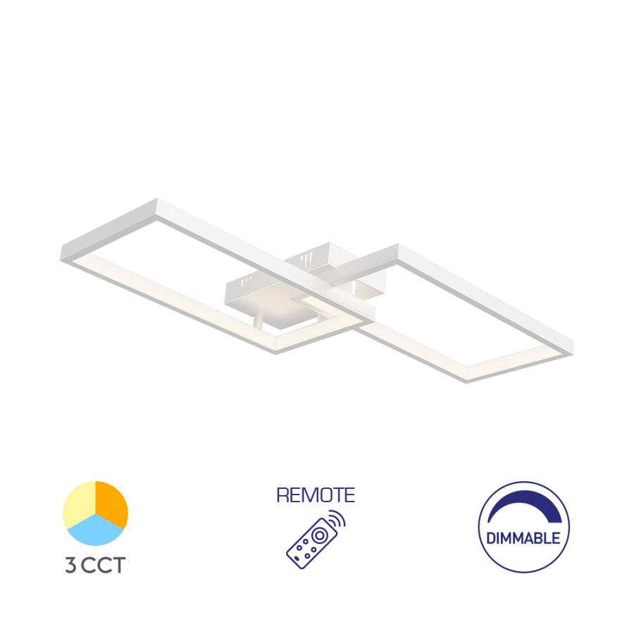 Οροφής led Nela 40w 4400lm CCT με Control