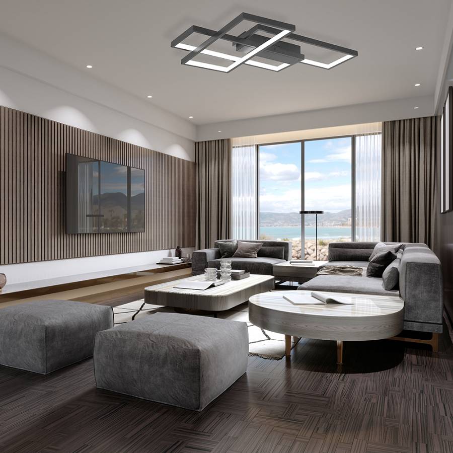 Οροφής led Nela 65w 7150lm CCT με Control