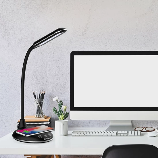 Φωτιστικό γραφείου led 5w CCT & ασύρματη φόρτιση