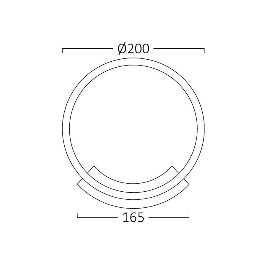 Απλίκα led Nela 12w 3000k Λευκή