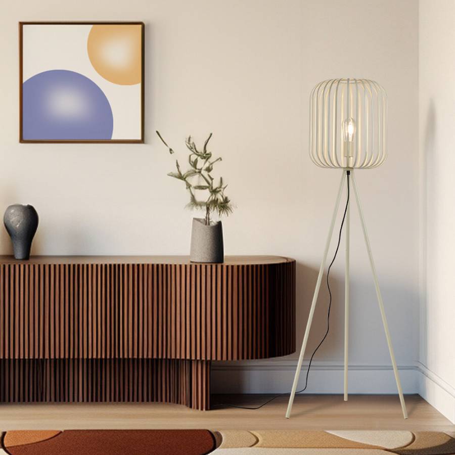 Φωτιστικό δαπέδου 1 x E27 μπεζ