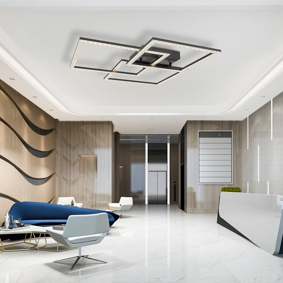 Οροφής led Crystal 80w 8800lm CCT με Control