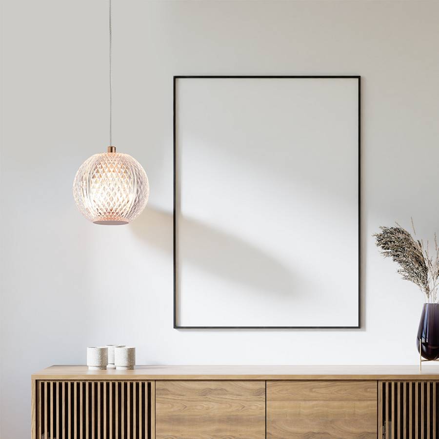 Κρεμαστό μονόφωτο 1 x G9 χρυσό