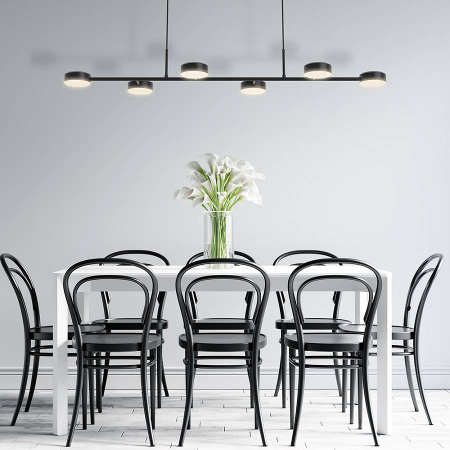 Κρεμαστό Led Arcana 48w  5280 lm 3000k Μαύρο