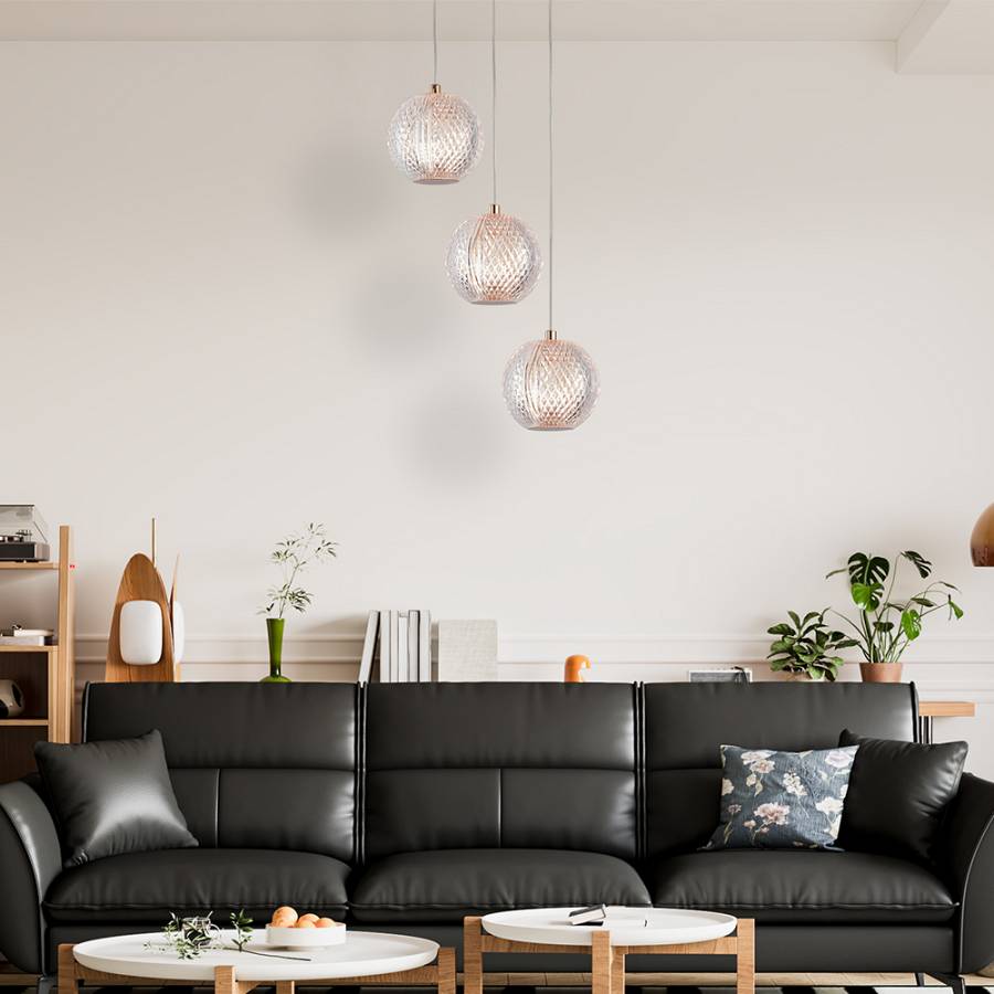 Κρεμαστό φωτιστικό 3 x G9 χρυσό