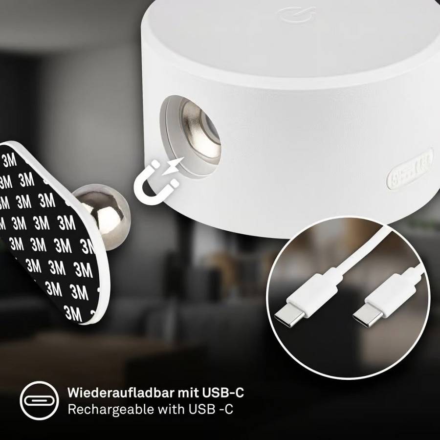 Απλίκα επαναφορτιζόμενη Tari 1,6w 3cct dimmable