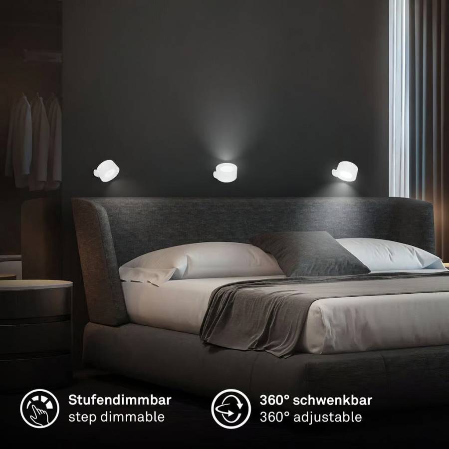 Απλίκα επαναφορτιζόμενη Tari 1,6w 3cct dimmable