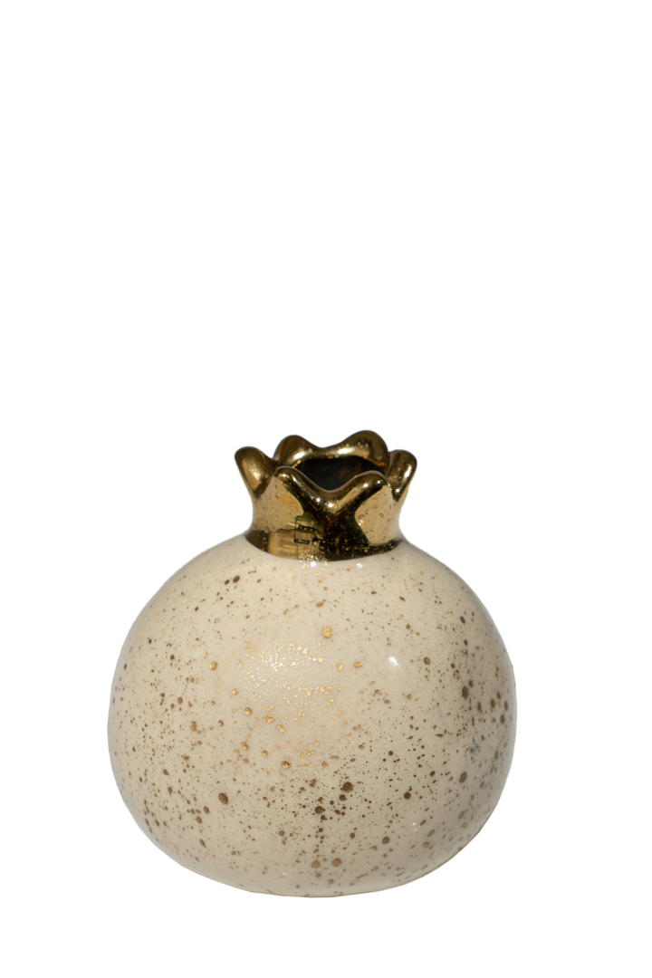 ΚΕΡΑΜΙΚΟ ΡΟΔΙ ΜΠΕΖ ΓΥΑΛΙΣΤΕΡΟ ΜΕ ΧΡΥΣΕΣ ΠΙΤΣΙΛΙΕΣ 7,6ΕΚ