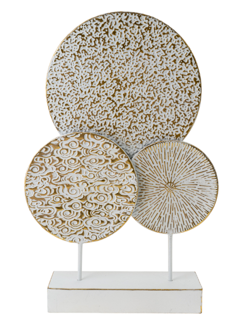 ΔΙΑΚΟΣΜΗΤΙΚΟ ΚΥΚΛΟΙ ΑΣΠΡΟΙ ΧΡΥΣΟΙ ΜΕ ΒΑΣΗ.ΜΕΓΕΘΟΣ 38,5Χ10,3Χ59ΕΚ