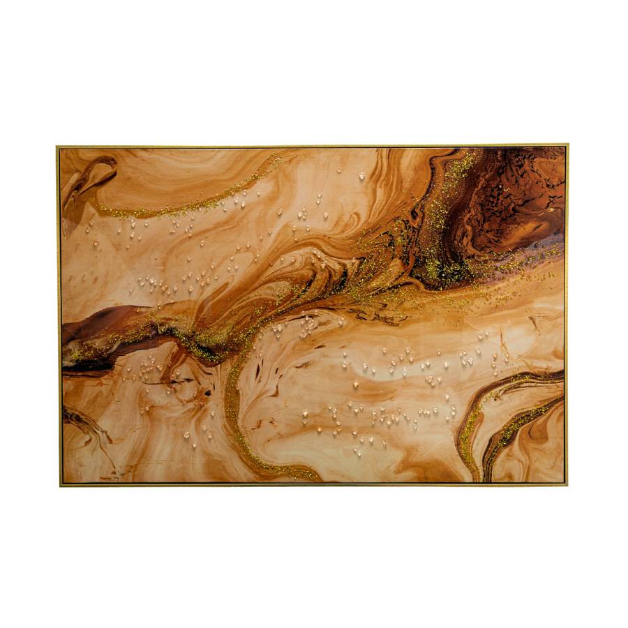 [ΠΙΝΑΚΑΣ ΣΕ ΚΑΜΒΑ ΓΥΑΛΙΣΤΕΡΟΣ ΓΗΙΝΑ  ΧΡΩΜΑΤΑ  ΜΕ ΚΟΡΝΙΖΑ 82Χ122Χ4,5ΕΚ