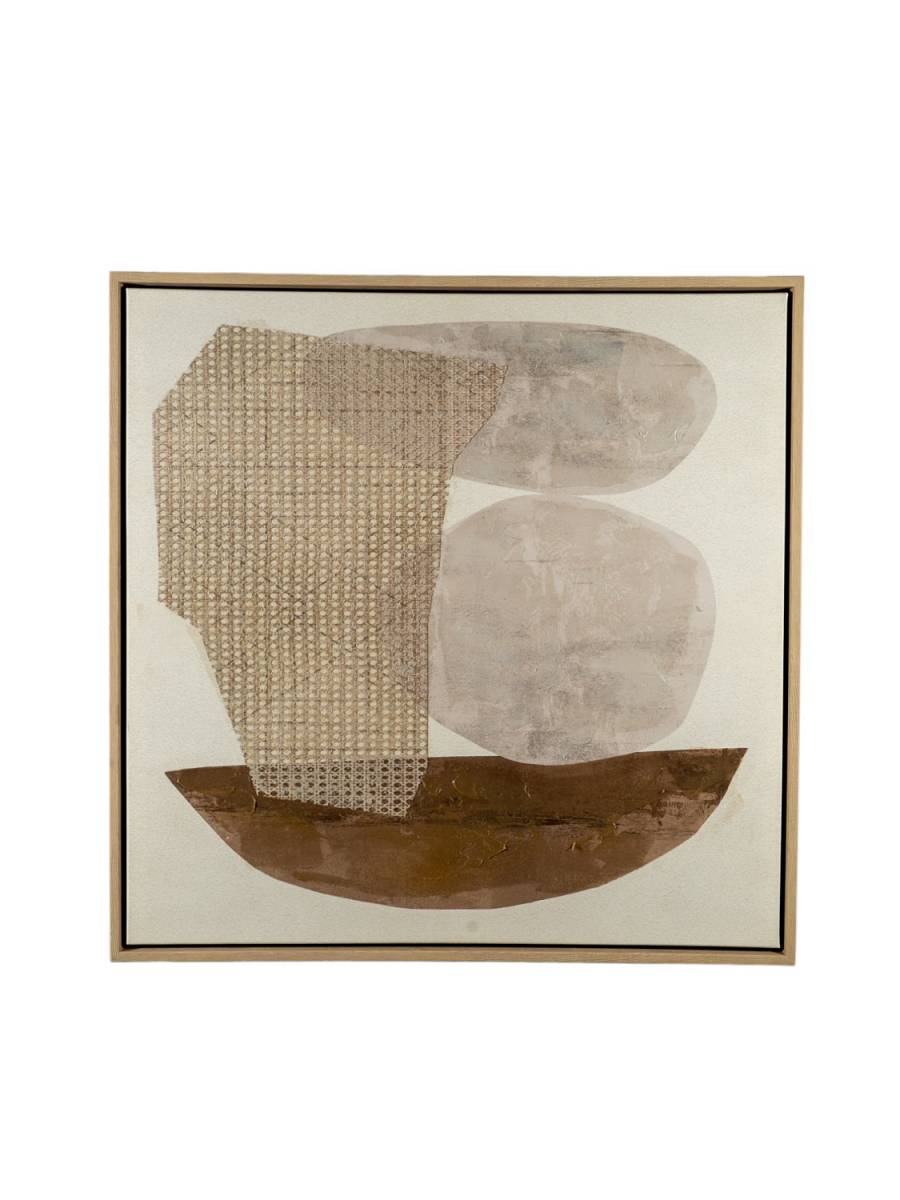 ΠΙΝΑΚΑΣ ΖΩΓΡΑΦΙΚΗΣ ΣΕ ΚΑΜΒΑ ΜΕ ΚΟΡΝΙΖΑ 62,6Χ62,6Χ4,3ΕΚ