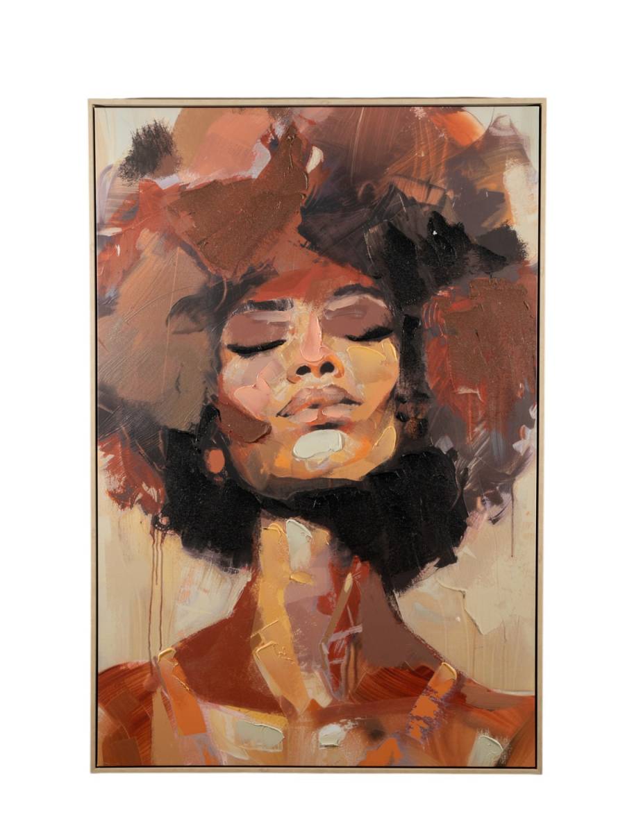 ΠΙΝΑΚΑΣ ΖΩΓΡΑΦΙΚΗΣ ΣΕ ΚΑΜΒΑ ΜΕ ΚΟΡΝΙΖΑ ΚΟΠΕΛΑ ΑΦΡΟ 82,6Χ122,6Χ4,3ΕΚ