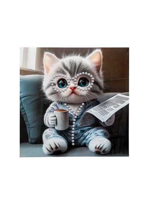 ΠΙΝΑΚΑΣ ΕΚΤΥΠΩΣΗ ΓΑΤΑ ΜΕ ΠΕΡΛΕΣ 60Χ60Χ3ΕΚ