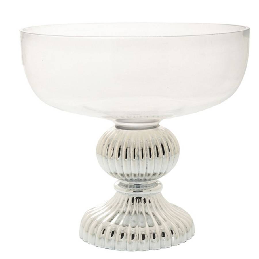 ΓΥΑΛΙΝΟ ΜΠΩΛ ΜΕ ΑΣΗΜΙ ΒΑΣΗ Φ32Χ30ΕΚ