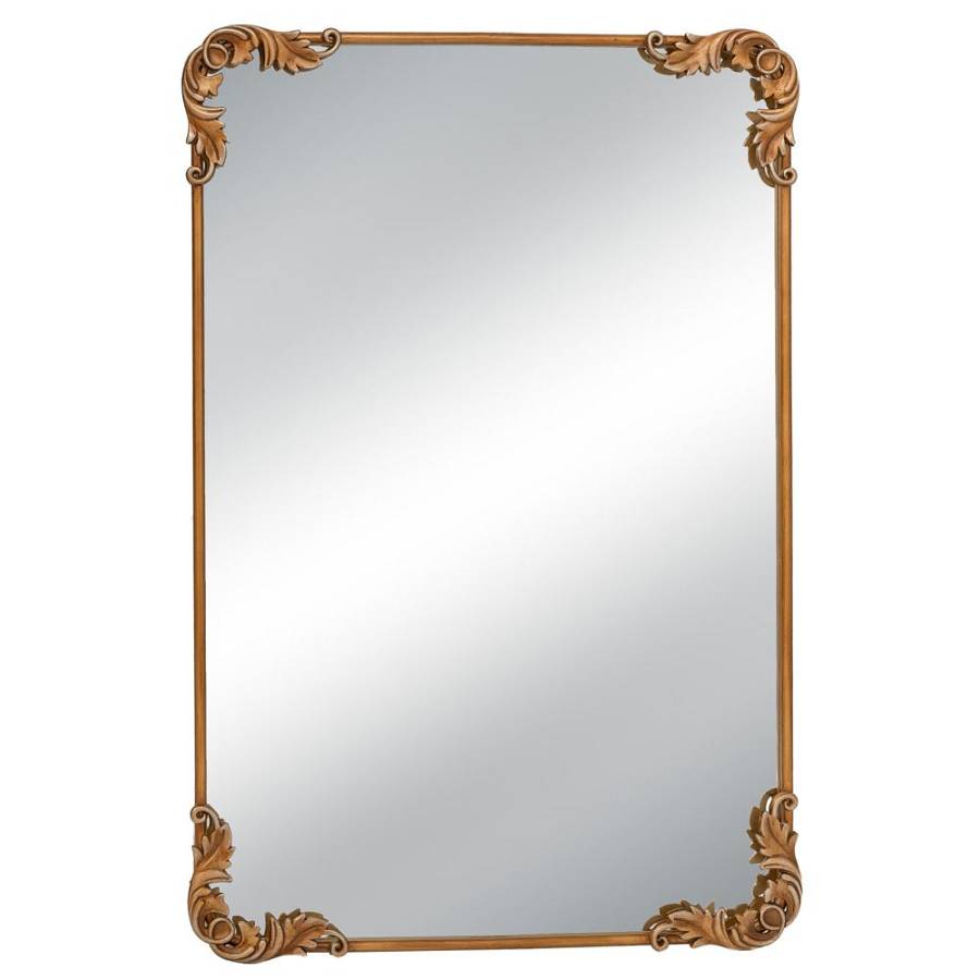 ΧΡΥΣΟΣ ΜΕΤΑΛΛΙΚΟΣ ΟΡΘΟΓΩΝΙΟΣ ΚΑΘΡΕΦΤΗΣ ΤΟΙΧΟΥ 61Χ92ΕΚ