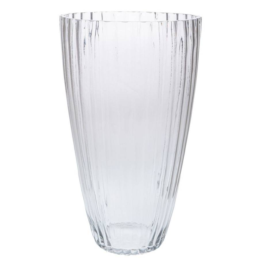 ΓΥΑΛΙΝΟ ΔΙΑΦΑΝΟ ΒΑΖΟ ΡΙΓΕ Φ 20Χ37 ΕΚ