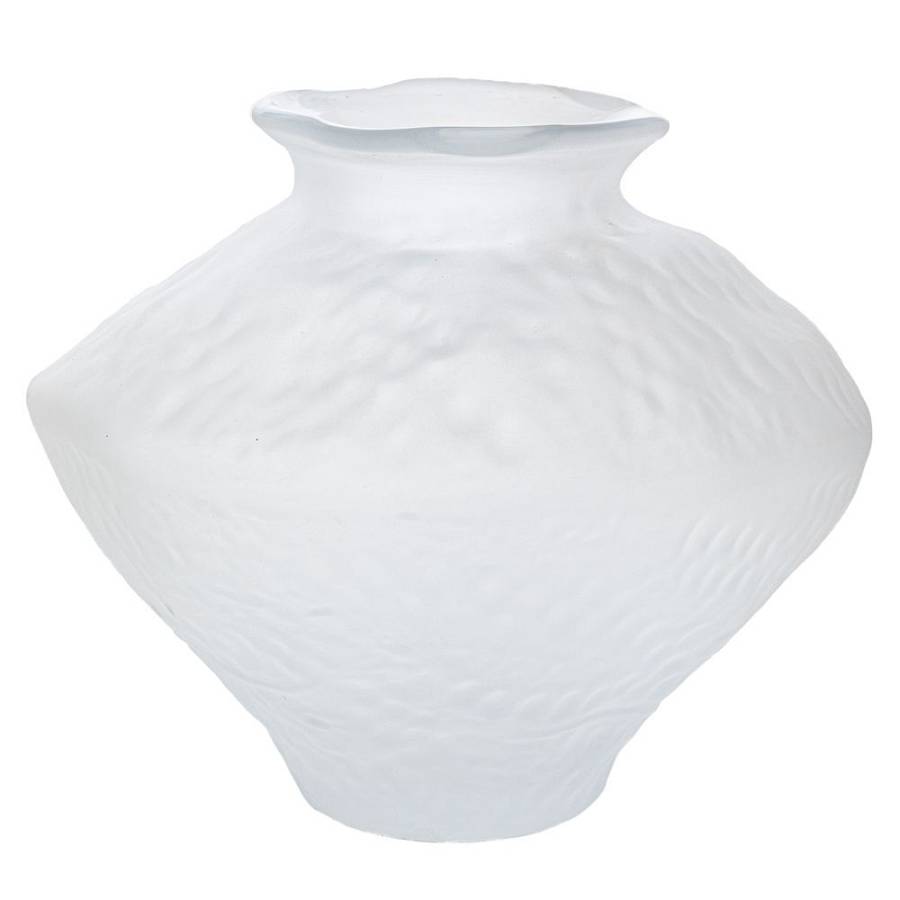 ΛΕΥΚΟ ΜΑΤ ΓΥΑΛΙΝΟ ΒΑΖΟ Φ30Χ25ΕΚ