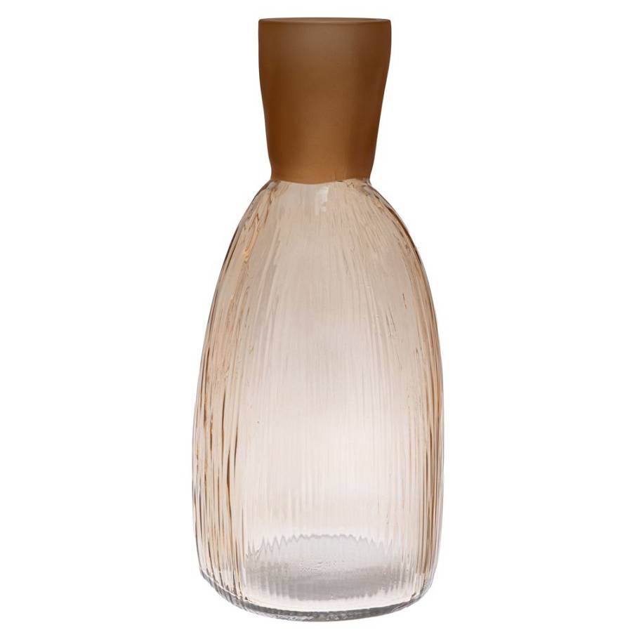 ΜΕΛΙ ΓΥΑΛΙΝΟ ΒΑΖΟ ΜΕ ΜΑΤ ΚΑΦΕ ΣΤΟΜΙΟ Φ15Χ34ΕΚ